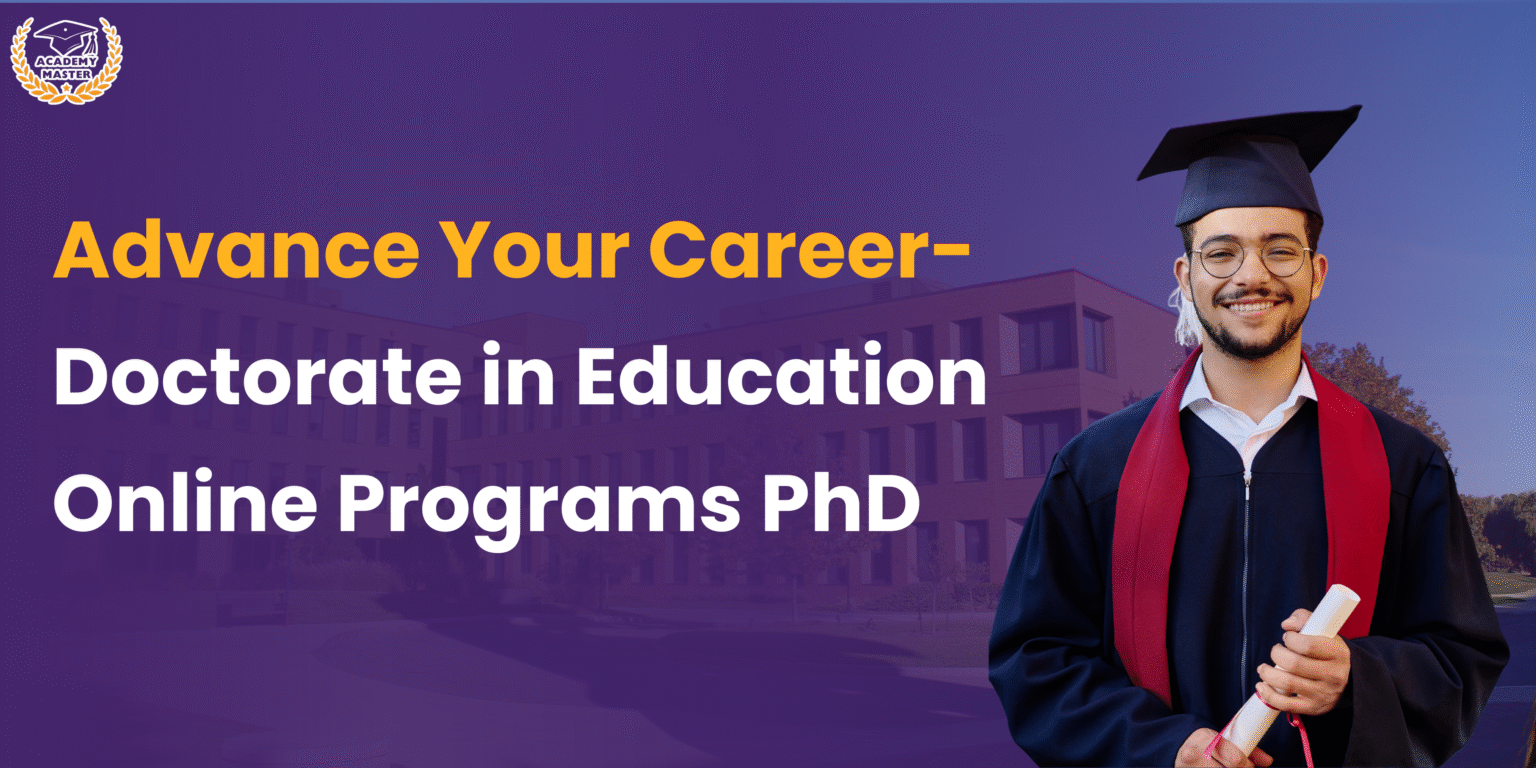 Doctorate in Education Online Programs