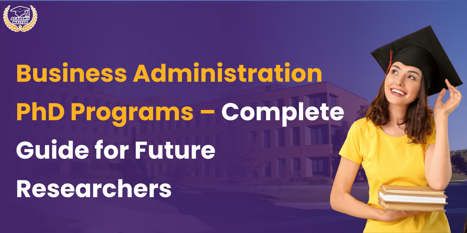 Business Administration PhD programs