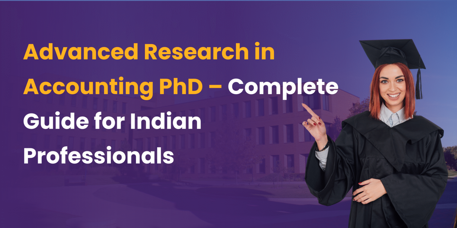 Advanced research in accounting PhD